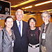 Hélène Estrade, Mahé Mutter, Michel Barnier  et moi